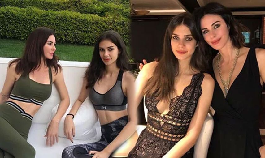 Defne Samyeli’nin kızı Deren Talu derin göğüs dekoltesiyle yürek hoplattı