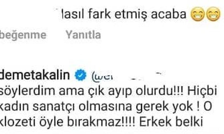 Hangi Ünlü Demet Akalın’ın Tuvaletini Kirli Bıraktı?