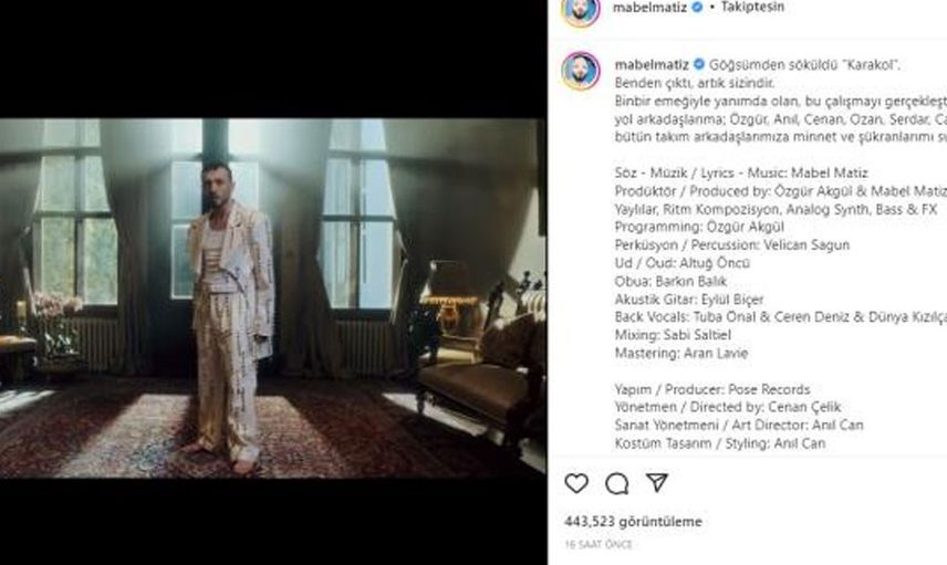 Türkiye'de olduğunu unuttu... Mabel Matiz'in Karakol adlı klibine tepkiler büyümeye devam ediyor!