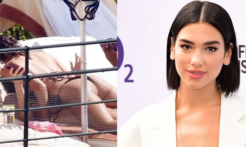 Dua Lipa kız arkadaşı ile kucak kucağa yakalandı! Hereksin içinde bir sevişmedikleri kaldı
