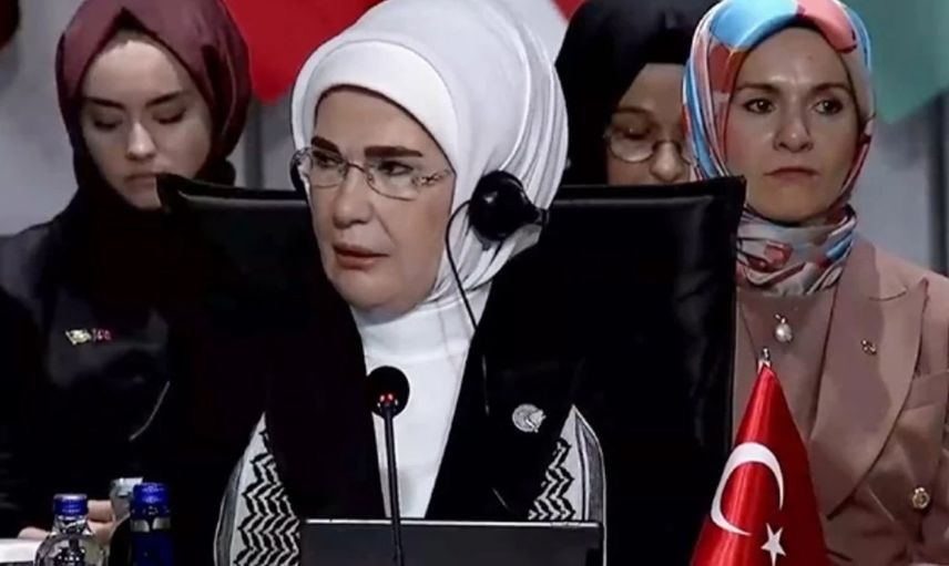 Dünya liderlerinin eşleri Filistin için İstanbul'da toplandı: Emine Erdoğan'dan yankı uyandıran sözler!