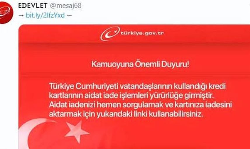 Sahte E- Devlet Uygulamalarına Dikkat Yardım Başvurusu Deyip Dolandırıyorlar!