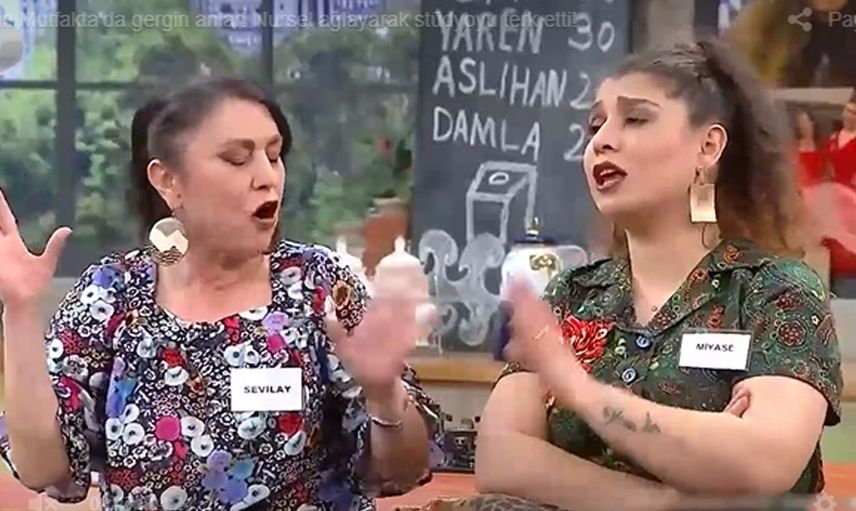 Gelinim Mutfakta yarışmasında gergin anlar! Nursel Ergin ağlayarak stüdyodan kaçtı