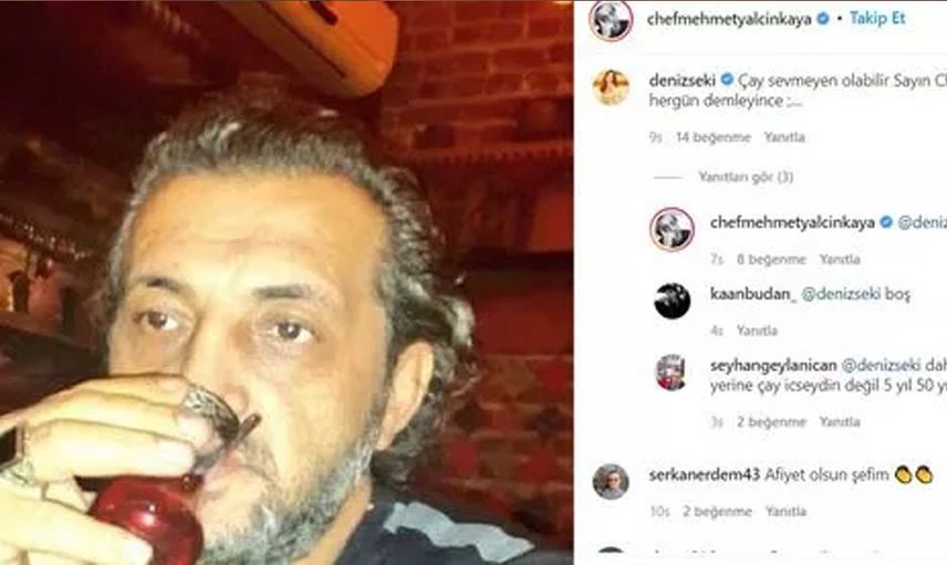 MasterChef Mehmet Yalçınkaya’nın paylaşımına yorum yapan Deniz Seki tepki çekti