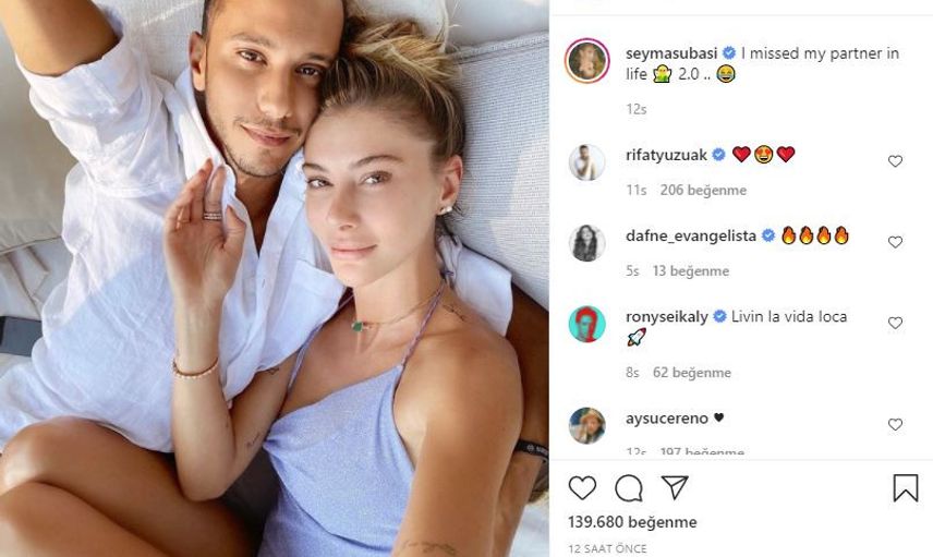 Sevgilisiyle Barışan Şeyma Subaşı'dan İlk Poz Geldi!