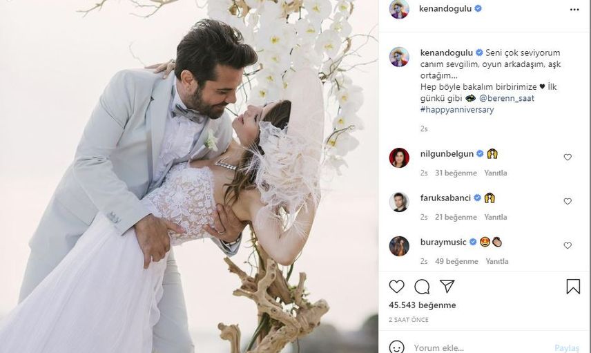 Kenan Doğulu'dan Aşk Dolu Paylaşım: 'Birbirimize Hep Böyle Bakalım'