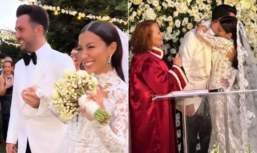 Sibel Can kaynana oldu! Oğlu Engincan Ural Merve Kaya ile evlendi düğüne gelen konuklardan Emir Sarıgül gündem oldu