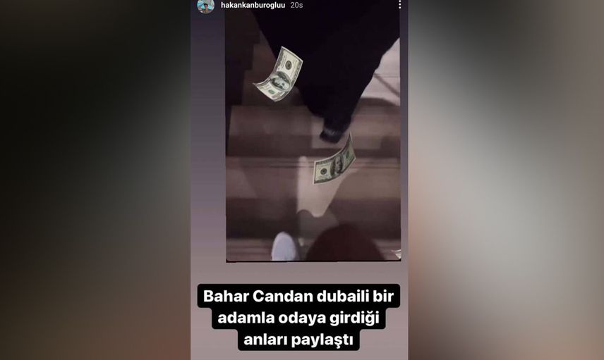 Otel odasına girdiği anlar