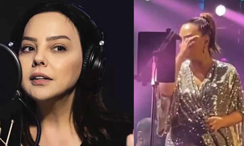 Ebru Gündeş sevenlerini korkuttu! Annesinin vefatından sonra ilk kez sahneye çıkan ünlü isim sahnede zor anlar yaşadı