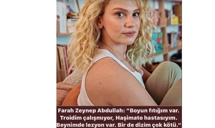 Farah Zeynep Abdullah'tan üzen açıklama 