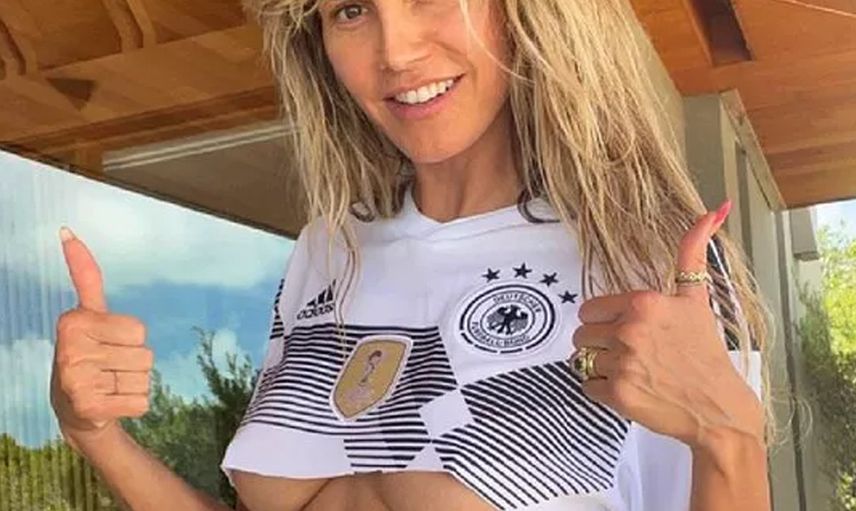 Ünlü Manken Heidi Klum Kocası Tom Kaulitz’a Soyundu!