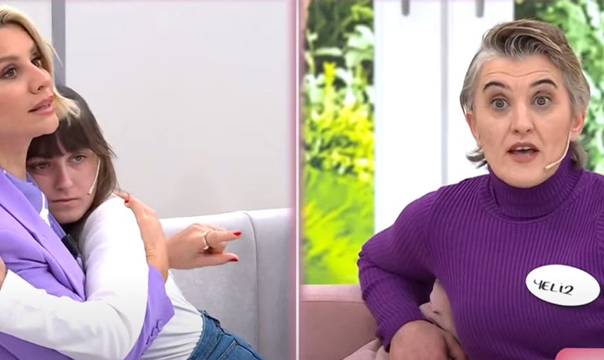 Esra Erol'da kavga çıktı! Annesinin gazabına uğrayan kız Esra Erol'un kollarına sığındı