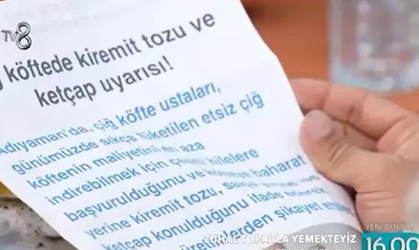 Yemekteyiz’de çiğ köfte olay oldu: İçinde öyle bir malzeme vardı ki!