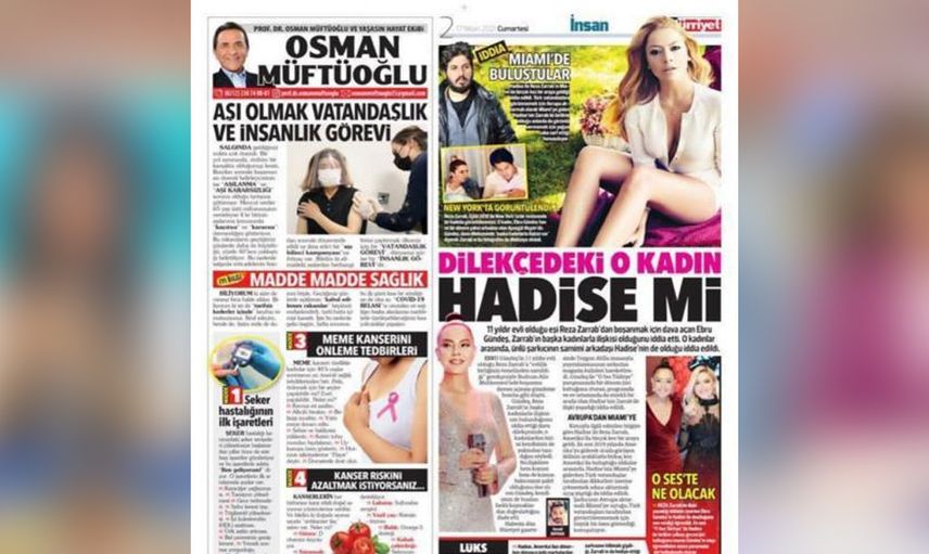 Seren Serengil'i durdurabilene aşk olsun! Hadise ve Reza Zarrab'ın konuşmalarını canlı yayında okudu yer yerinden oynadı