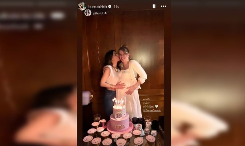 Oyuncu Burcu Biricik doğuma günler kala kızının adını açıkladı