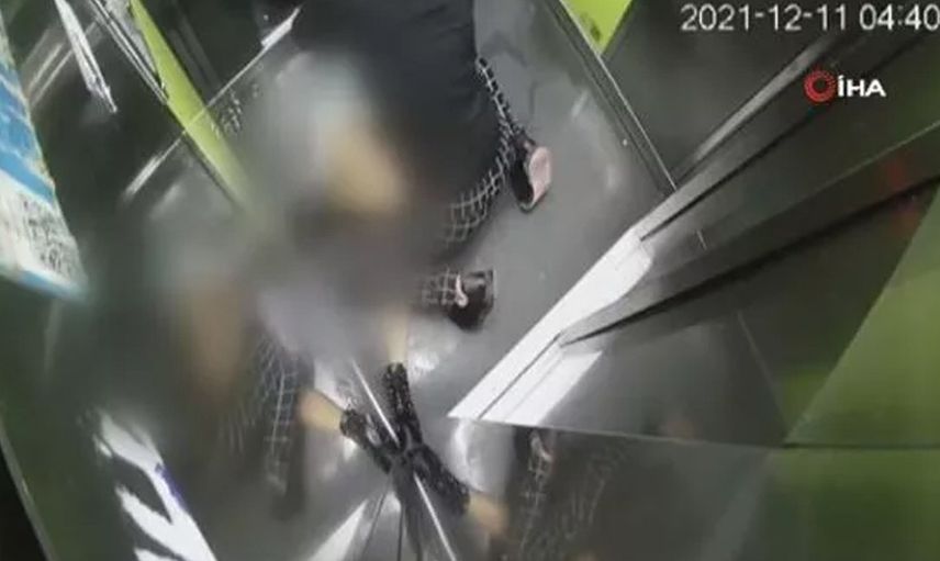 Esenyurt'ta Lüks Bir Rezidans'ın Asansöründe Genç kıza Akıl Almaz Saldırı