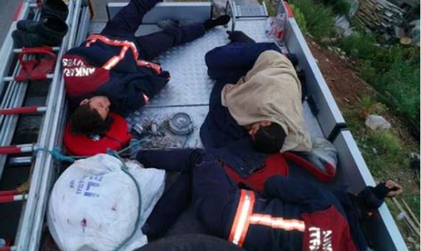 Orman Yangınlarında Canla Başla Çalışan Kahramanlar