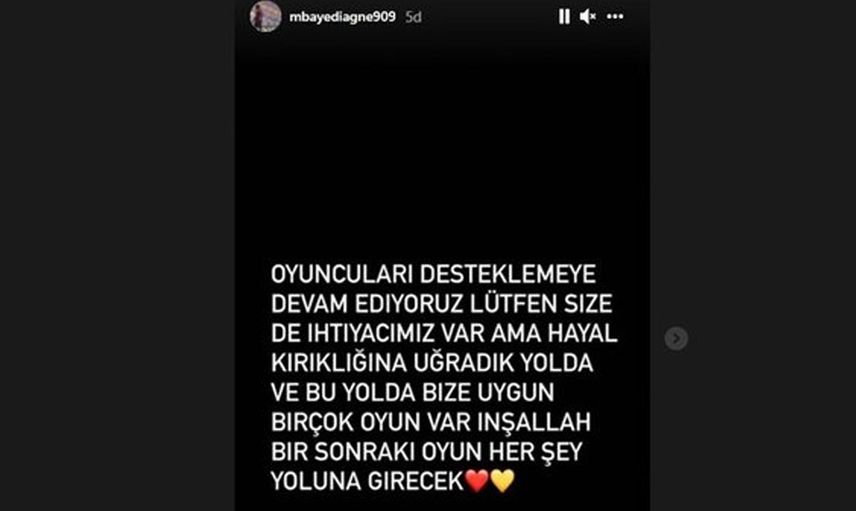 Kaysersipor-Galatasaray Maçının Ardından Mbaye Diagne'den Dikkat Çeken Bir Paylaşım Geldi!