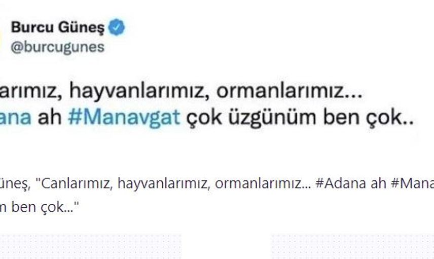 Süreyya Yalçın'dan Tepki Çeken Pozlar! Yangına Karşı Poz Verdi