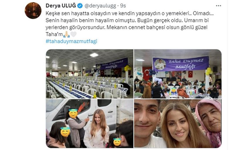 Depremde hayatını kaybetmişti! Derya Uluğ Taha Duymaz'ı unutmadı yaptığı jest helal olsun dedirtti