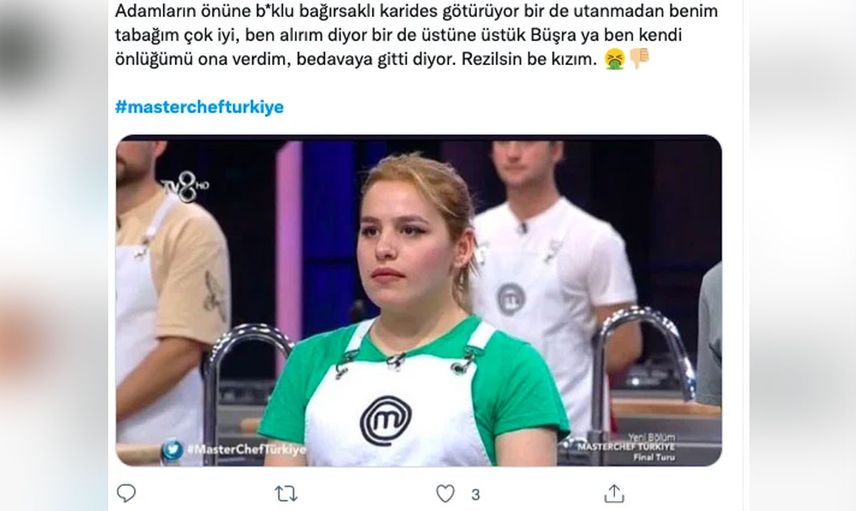 MasterChef Türkiye 2022'de kaos tam gaz devam ediyor! Yarışmacı Fatma Nur tüm dengeleri bozdu 'Yemek yarışması mı şov yarışması mı belli değil'