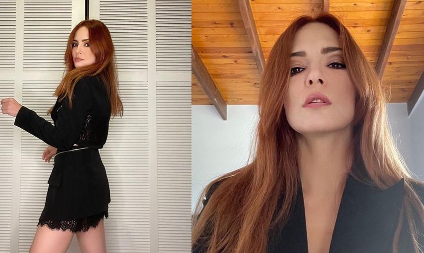 Mine Tugay Mini Etekli Pozu İle Olay Oldu