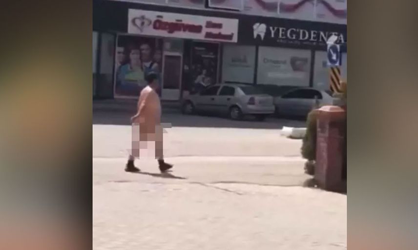 Şener Şen'in filmi gerçek oldu! Bir 'Çıplak Vatandaş' olayı da Kahramanmaraş'da yaşandı salına salına sokakta dolaştı 'Gözlerim kanıyor...'