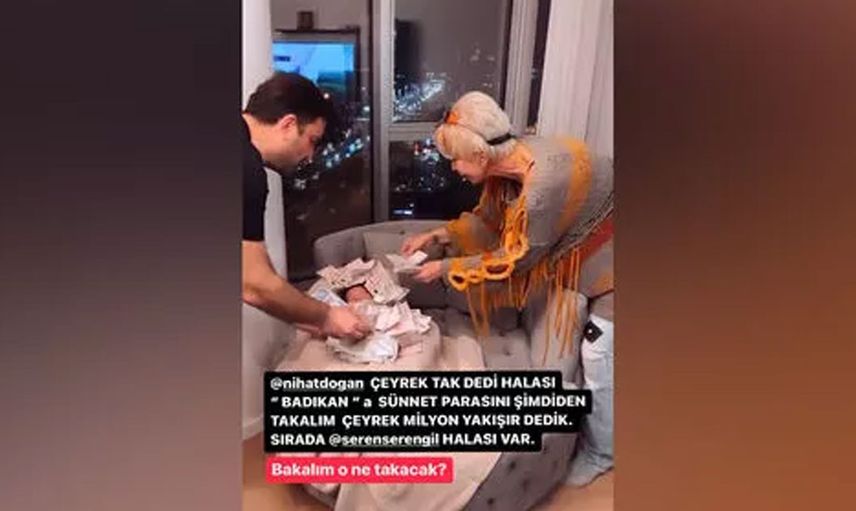 Yeni baba olan Nihat Doğan'a Seyhan Soylu'dan unutulmaz hediye