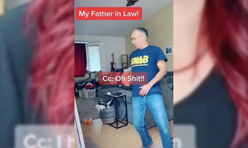Kocasını beklerken kayınpederine yakalandı!