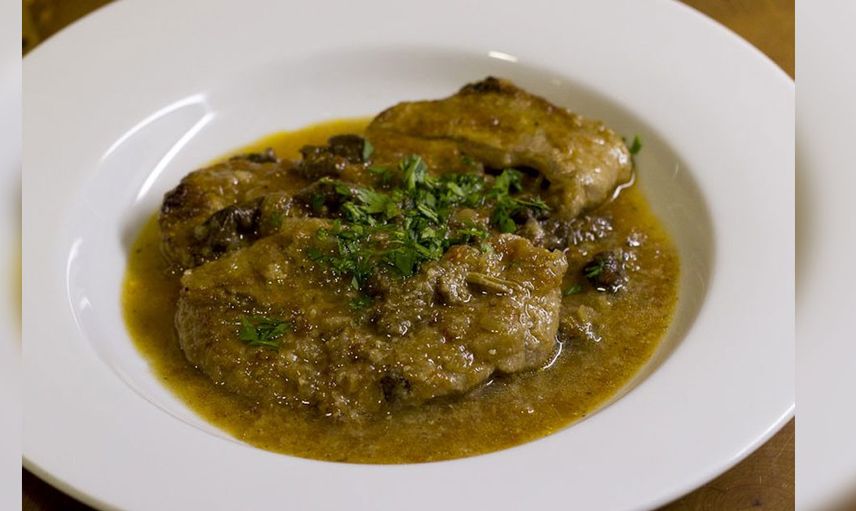 Fricandó amb moixernons-İspanya