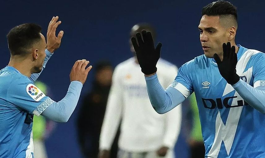 Galatasaray'dan Rayo Vallecano'ya Transfer Olan Radamel Falcao Real Madrid'e Gol Attı!