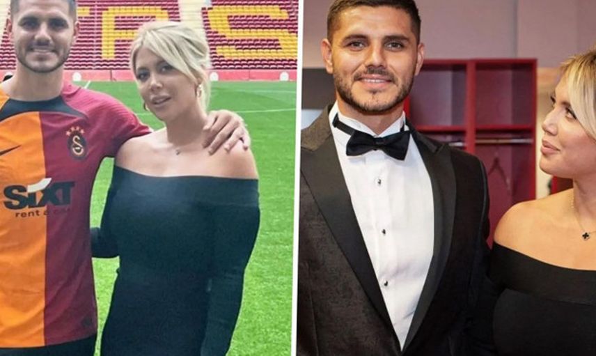 Galatasaray'ın yıldız futbolcusu Icardi'ye maç öncesi soğuk şaka: Wanda Nara, şortunun içine öyle bir şey koydu ki... Taraftar çıldırdı!