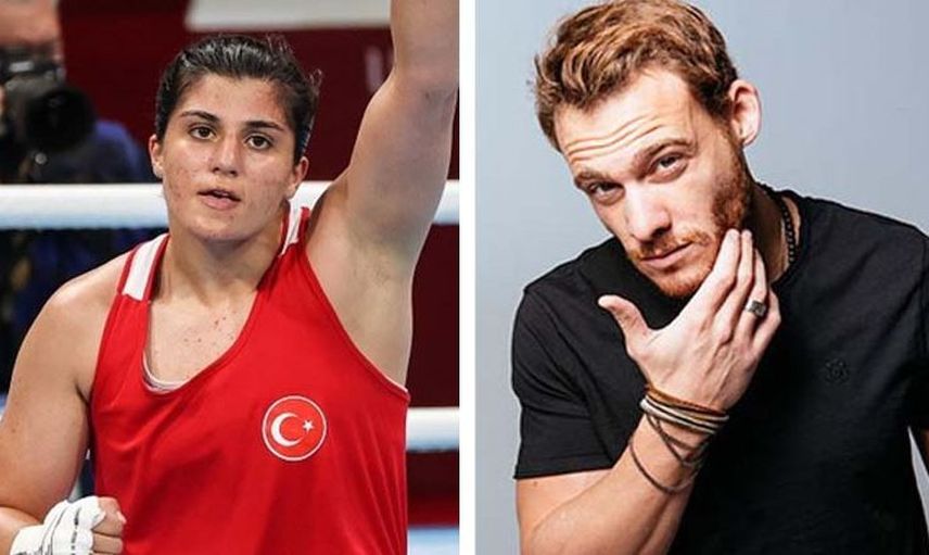 Kerem Bürsin'den Olimpiyat Şampiyonuna Tepki Çeken Hareket!