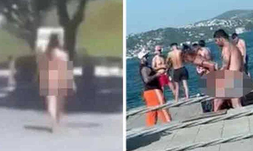 Bebek Sahili rezaletinden sonra bir ‘çıplak’ vakası daha: Bu ülke daha ne rezillikler görecek!