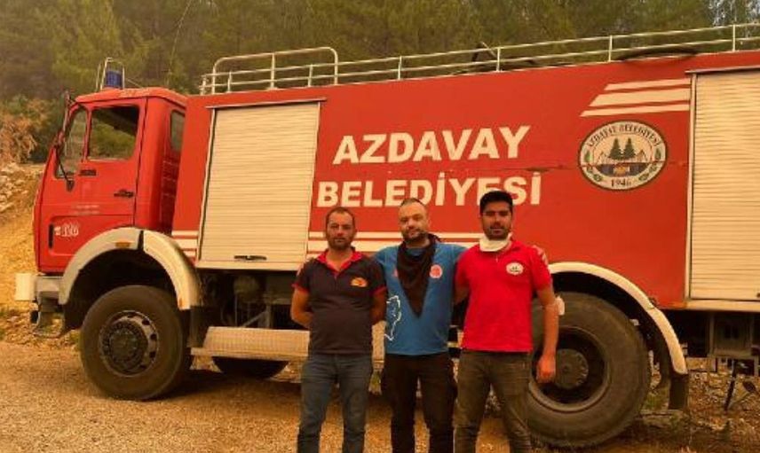 Gurbetçi İtfaiyeci Bavulunu Alıp Orman Yangınları İçin Geldi