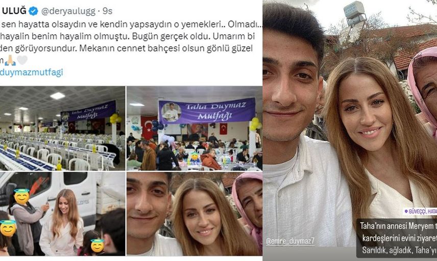 Derya Uluğ, Taha Duymaz için iftar yemeği verdi 