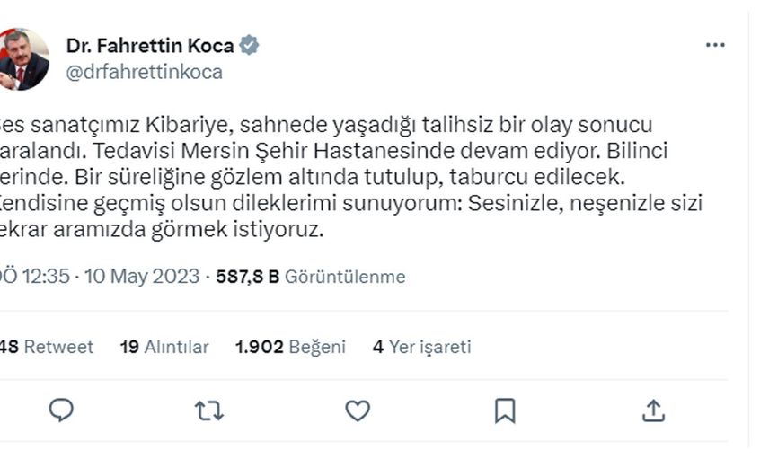 Korkutan kaza! Sahnede düşen Kibariye apar topar hastaneye kaldırıldı sağlık durumu hakkında açıklama geldi