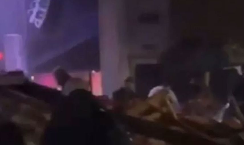 Konser alanı çöktü: Birçok kişi enkaz altında kaldı
