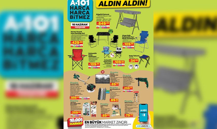 A101 aktüel katalog, A101 indirim ürünleri 