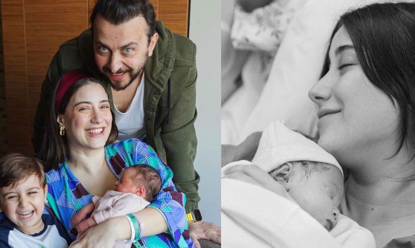 Hazal Kaya'nın kızı Leyla Süreyya büyüdü! Güzel oyuncu kızının yüzünü ilk kez gösterdi: Aynı annesi!
