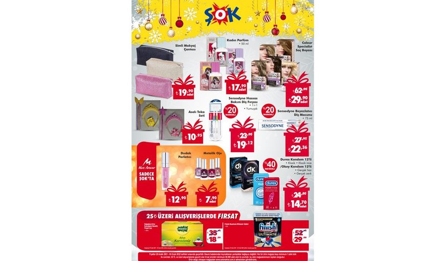 Şok 29 Aralık – 5 Ocak 2022 Tarihli Aktüel Kataloğunda Neler Var?