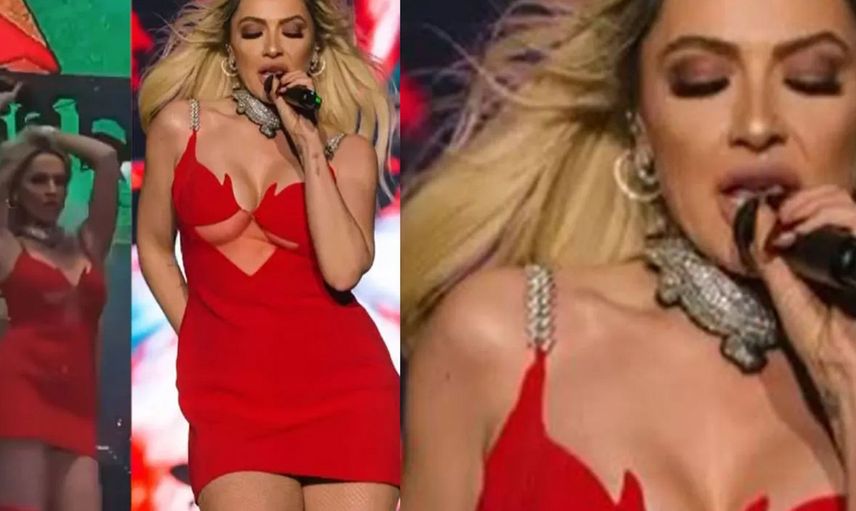 Hadise Bakü'yü salladı: İddialı elbiseyle olay kalça dansı sosyal medyayı çalkaladı!