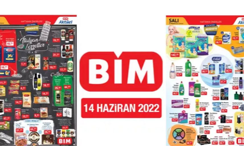 BİM aktüel ürünler kataloğu (14 Haziran)