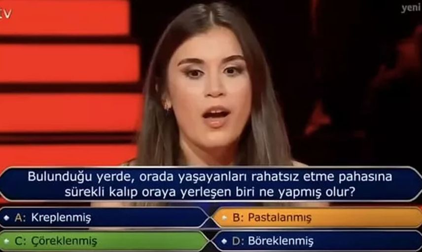 Koç Üniversitesi'nde okuyorum dedi ilk soruda elendi