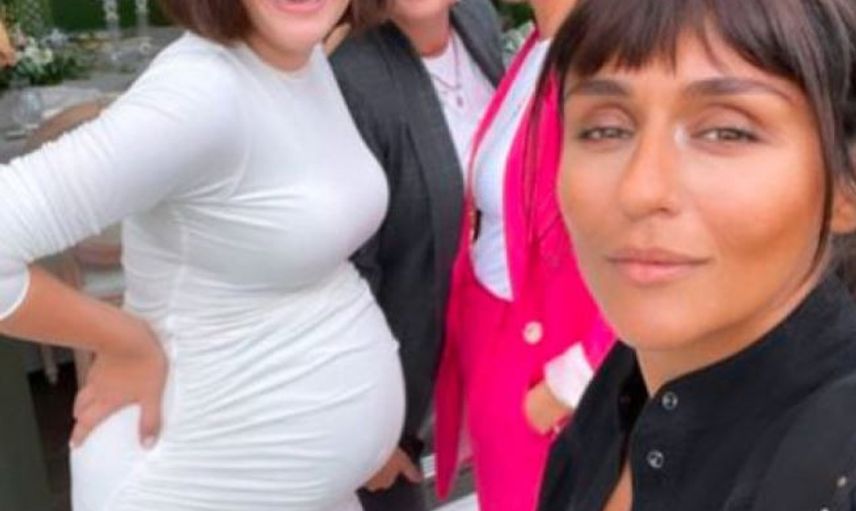BABY SHOWER PARTİSİNE ÜNLÜ AKIN ETTİ