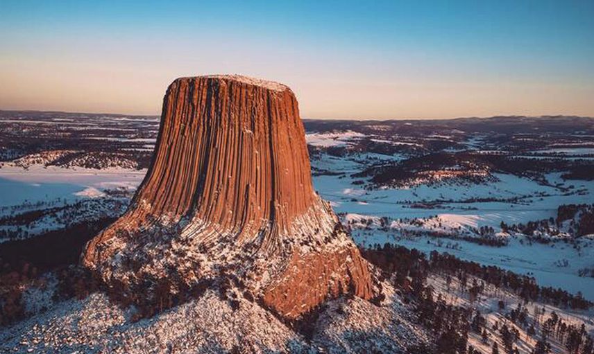 Şeytan kulesi, Wyoming ABD