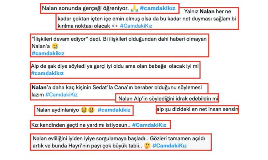 CAMDAKİ KIZ DİZİSİNE GELEN YORUMLAR 
