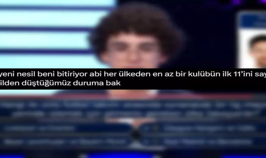 Kim Milyoner Olmak İster'de futbol sorusu için 2 joker kullanınca sosyal medyanın diline düştü: Şaka mısın sen!