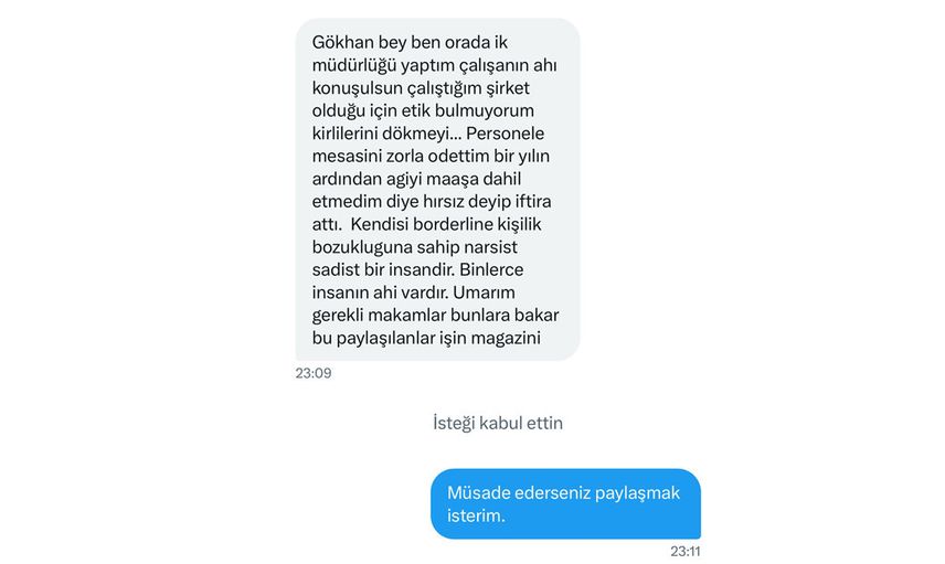 Meğer ilk tehdidi değilmiş: Patiswiss markasının CEO’su Elif Aslı Tunaoğlu’nun onlarca mesajı ifşa oldu