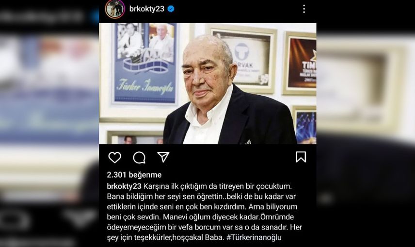 Sanat camiasından Türker İnanoğlu'na veda: ''Hoşçakal Baba''